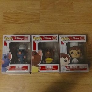 Full Ratatouille Funko Pop set